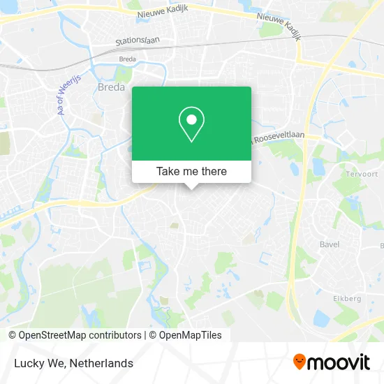 Lucky We map