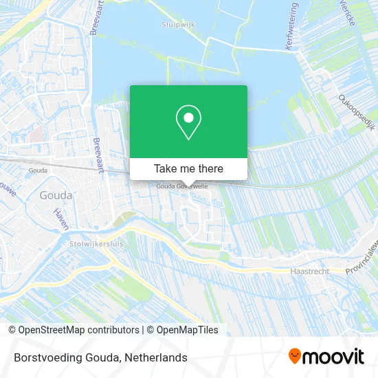 Borstvoeding Gouda map