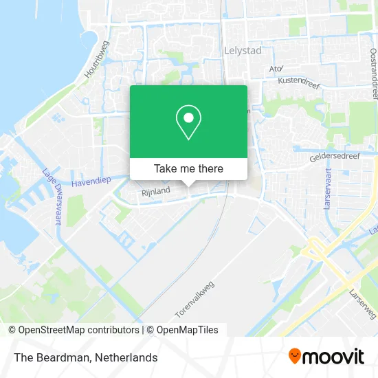 The Beardman map