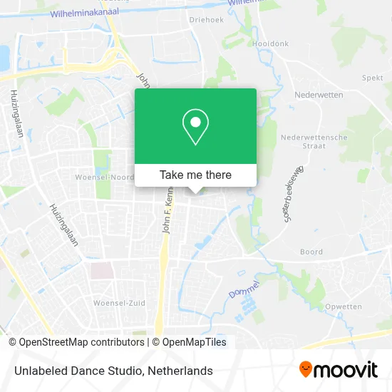Unlabeled Dance Studio map