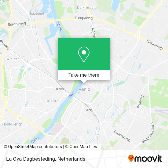 La Oya Dagbesteding map