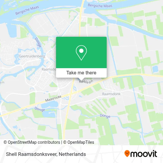 Shell Raamsdonksveer map