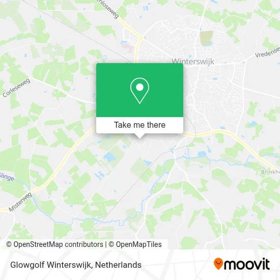 Glowgolf Winterswijk map