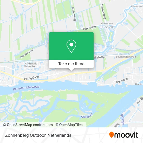 Zonnenberg Outdoor map