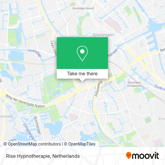 Rise Hypnotherapie map