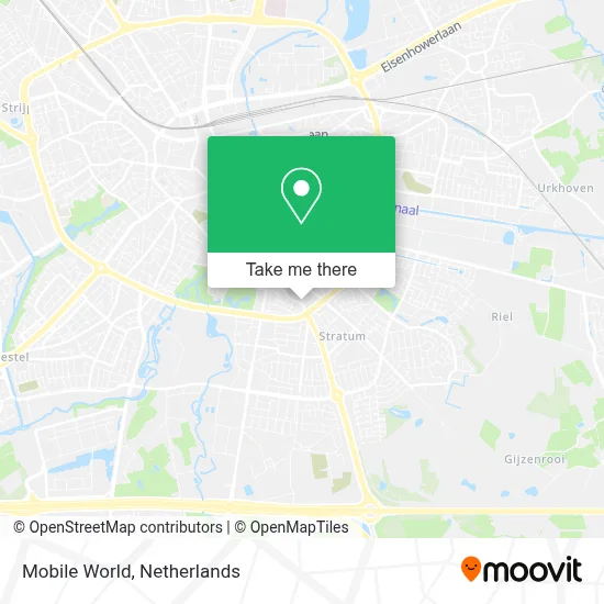 Mobile World map