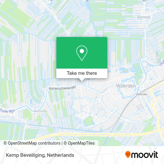 Kemp Beveiliging map