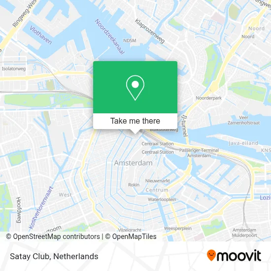 Satay Club map