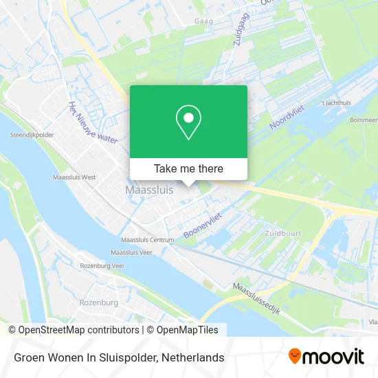 Groen Wonen In Sluispolder map