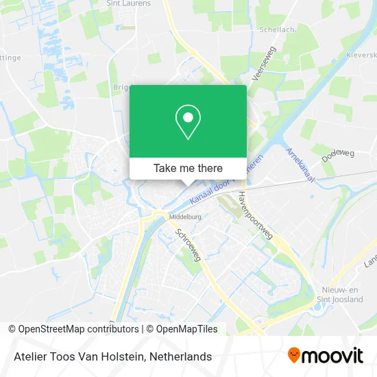 Atelier Toos Van Holstein map