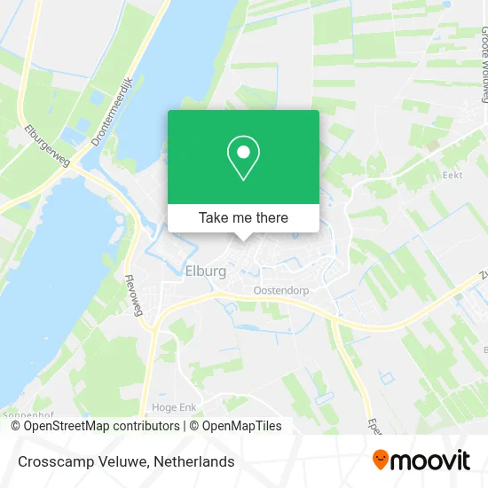 Crosscamp Veluwe map