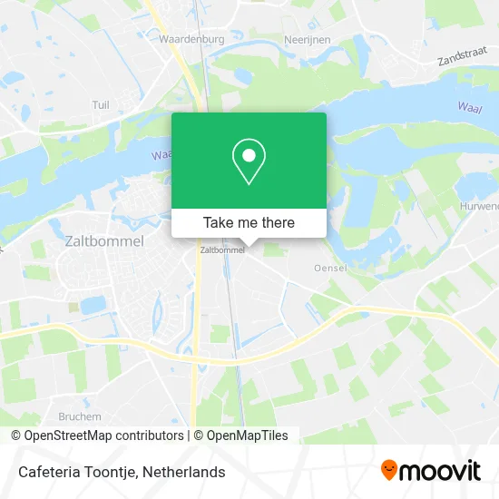Cafeteria Toontje map