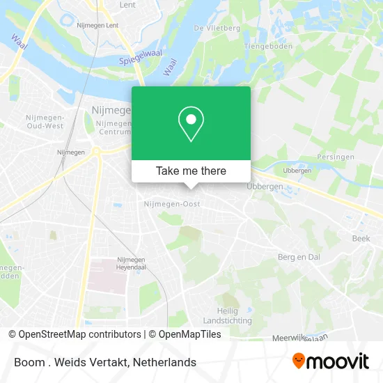 Boom . Weids Vertakt map
