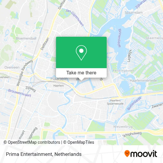 Prima Entertainment map
