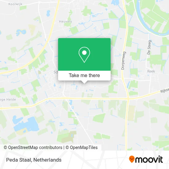 Peda Staal map