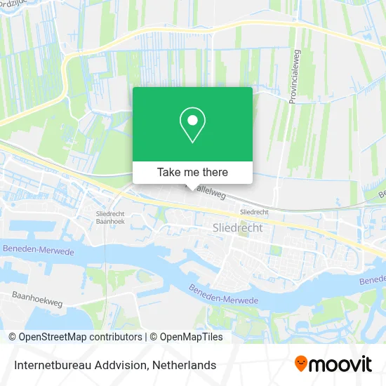 Internetbureau Addvision map