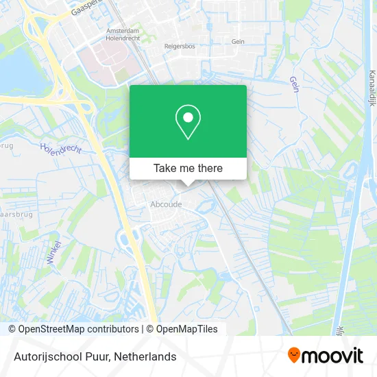 Autorijschool Puur map