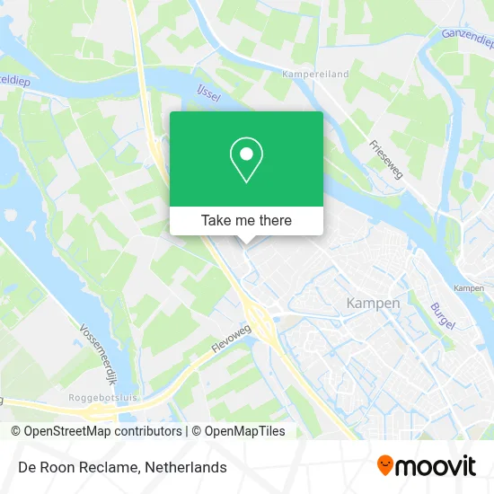 De Roon Reclame map