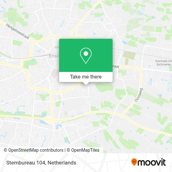 Stembureau 104 map