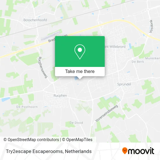 Try2escape Escaperooms map