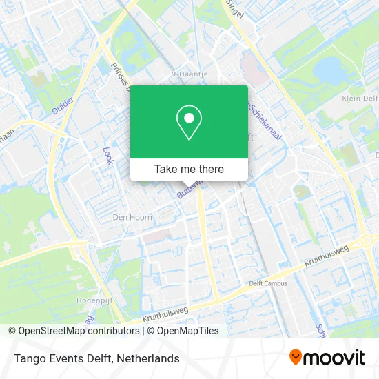 Tango Events Delft map