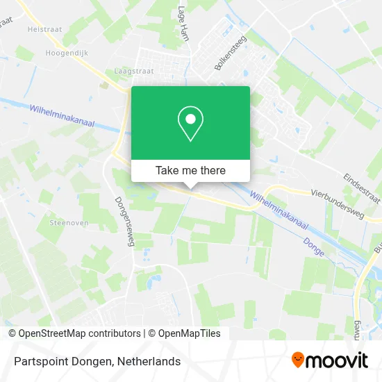 Partspoint Dongen map