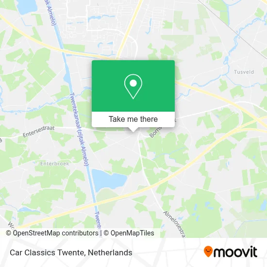 Car Classics Twente map