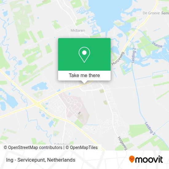 Ing - Servicepunt map