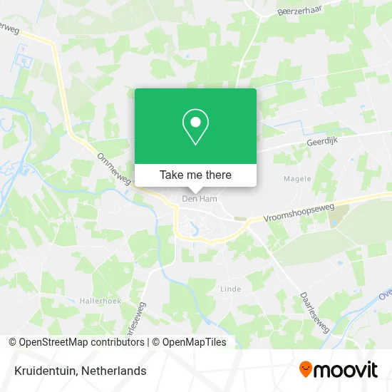 Kruidentuin map