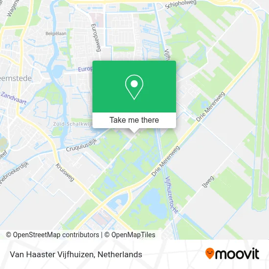 Van Haaster Vijfhuizen map