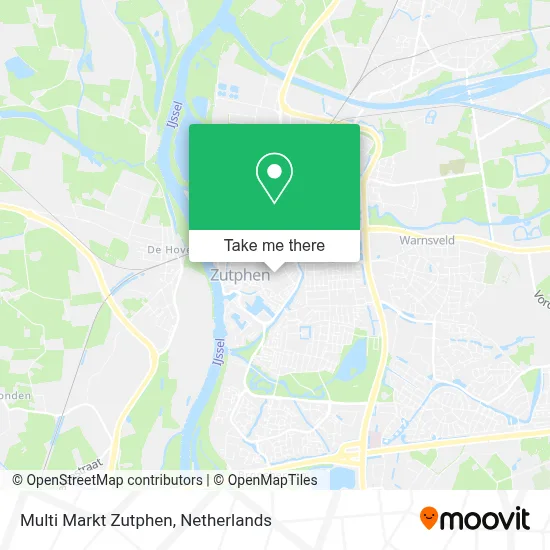 Multi Markt Zutphen map