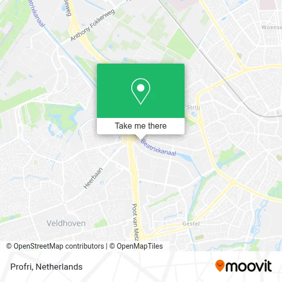 Profri map