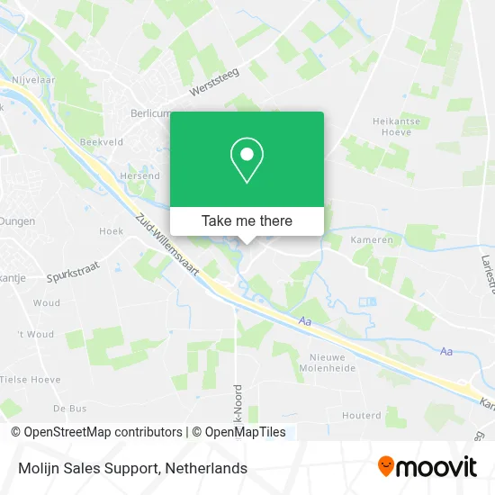 Molijn Sales Support map