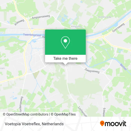 Voetopia Voetreflex map