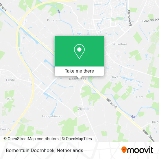 Bomentuin Doornhoek map