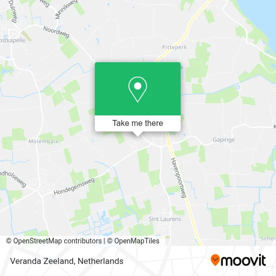 Veranda Zeeland map