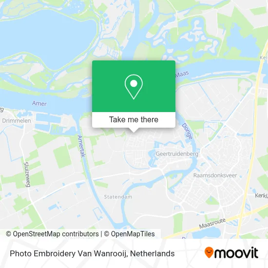 Photo Embroidery Van Wanrooij map