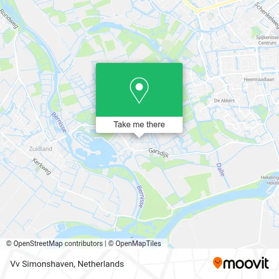 Vv Simonshaven map