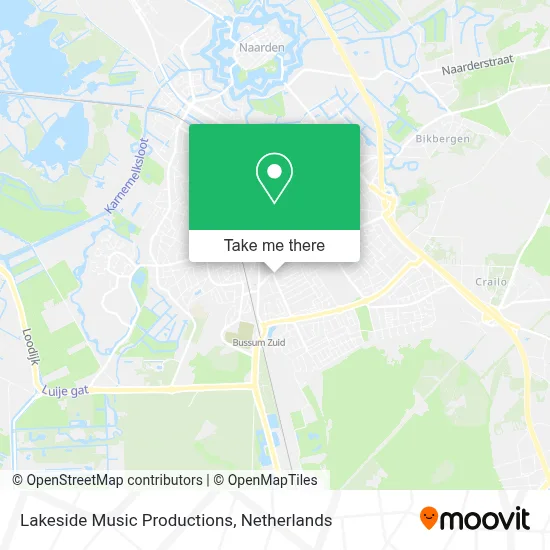 Lakeside Music Productions map