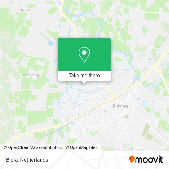 Bidia map