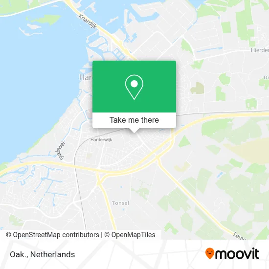 Oak. map
