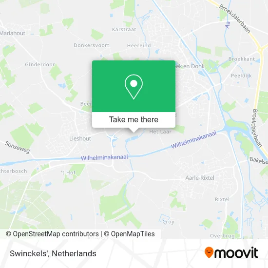 Swinckels' map