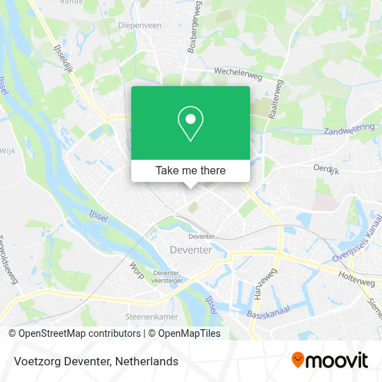 Voetzorg Deventer map