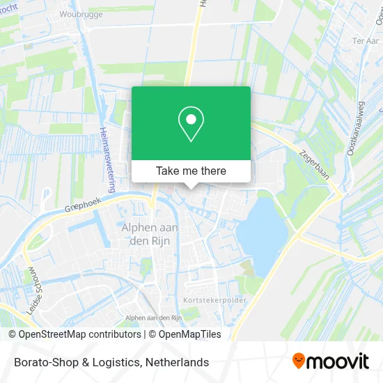Borato-Shop & Logistics map