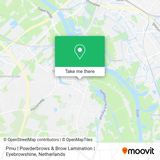 Pmu | Powderbrows & Brow Lamination | Eyebrowshine map