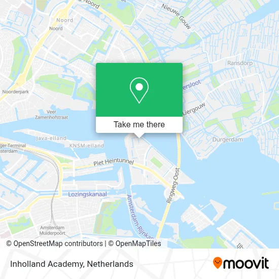 Inholland Academy map