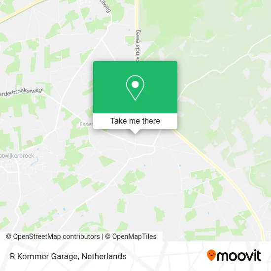 R Kommer Garage map