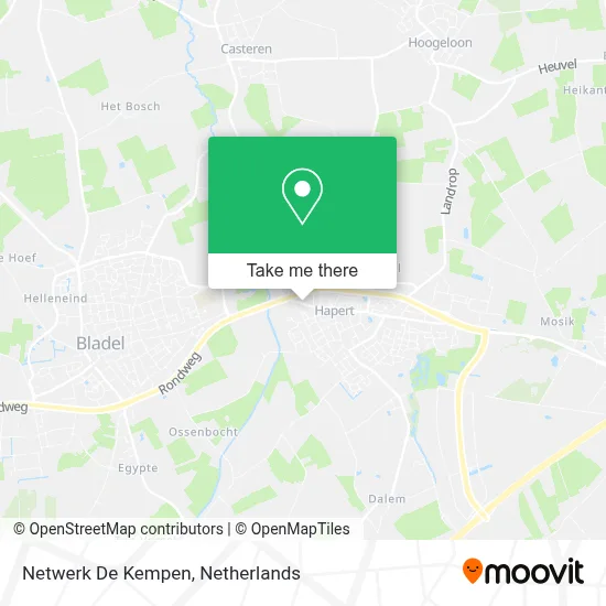 Netwerk De Kempen map