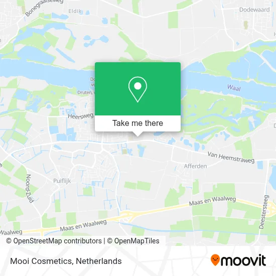 Mooi Cosmetics map