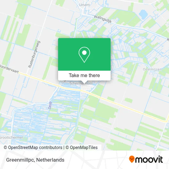 Greenmillpc map